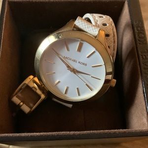 Leather Strap Michael Kors Watch